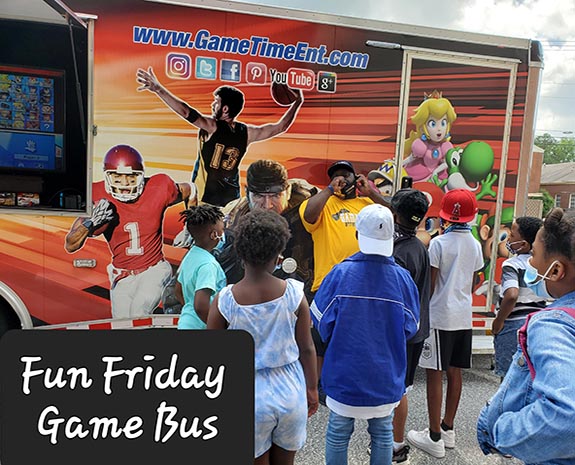Fun Friday Game Bus